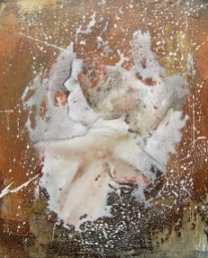 "Comme une image" Acrylique, huile et brou de noix sur toile, 40 x 50 cm. 2011