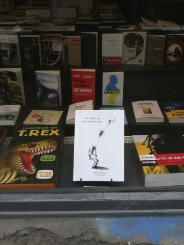 My book "One sketch a day keeps the doctor away" on store in Brussel 
